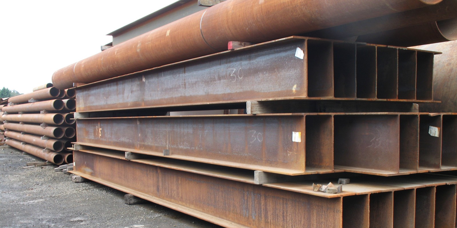 Foundation Equipment and Supply steel beams